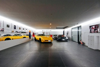 Những căn phòng để xe siêu đắt đỏ của giới nhà giàu