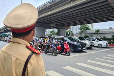 Sẵn sàng phương án điều tiết giao thông đón người dân trở lại Thủ đô sau kỳ nghỉ lễ