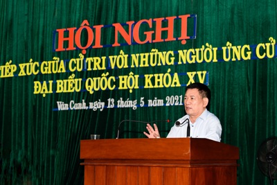 Chùm ảnh: Bộ trưởng Hồ Đức Phớc hoàn thành chương trình tiếp xúc cử tri tại Bình Định