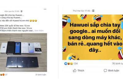 Điện thoại Huawei bị rao mua giá thấp