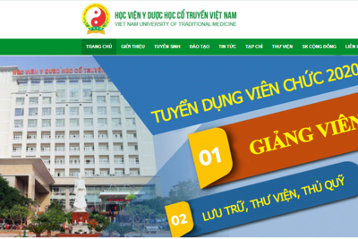 Học viện Y - Dược học cổ truyền Việt Nam tuyển dụng viên chức năm 2020