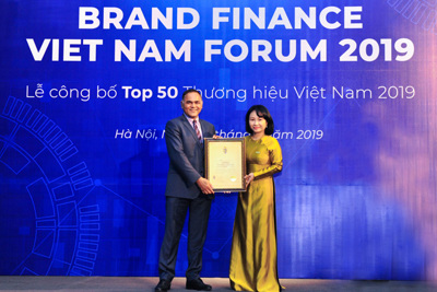 VietinBank nằm trong Top 10 Thương hiệu Việt Nam giá trị nhất 2019