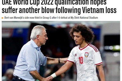  Báo UAE nói gì sau thất bại của đội nhà trước tuyển Việt Nam? 