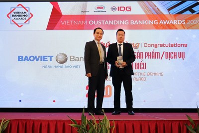 BAOVIET Bank nhận giải thưởng Ngân hàng Việt Nam tiêu biểu năm 2020
