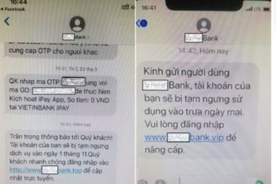 Bộ Công an cảnh báo thủ đoạn lừa đảo mới rất tinh vi: Giả mạo tin nhắn ngân hàng