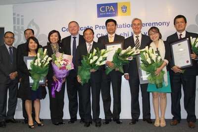 CPA Australia tổ chức Lễ trao chứng chỉ hội viên