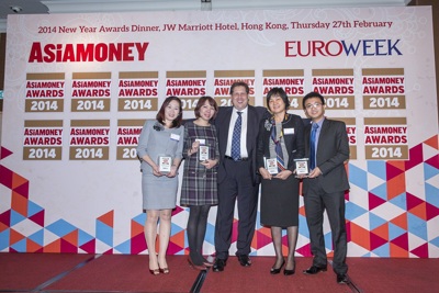 BIDV đứng đầu 11 hạng mục trong Chương trình Fixed Income Poll 2013 của Asiamoney