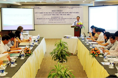 Lấy ý kiến về dự án Luật sửa đổi, bổ sung một số điều của Luật Thuế tiêu thụ đặc biệt