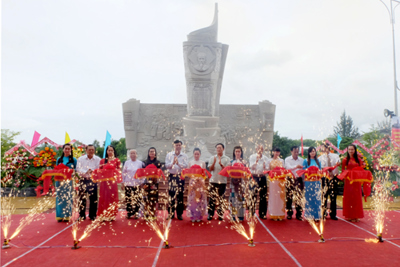 Khánh thành Di tích lưu niệm Ban Ấn loát đặc biệt Nam Bộ