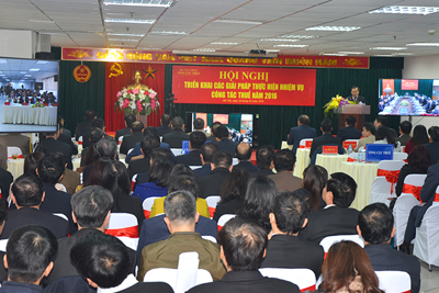 Triển khai công tác thuế năm 2016: 5 nhiệm vụ và 18 nhóm giải pháp
