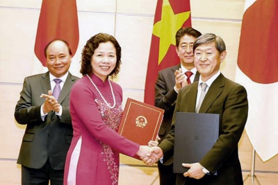 Tăng cường hợp tác quốc phòng, kinh tế Nhật - Việt