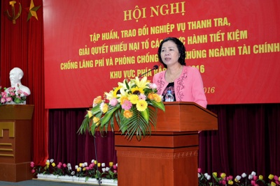 Tập huấn nghiệp vụ cho cán bộ thanh tra ngành Tài chính