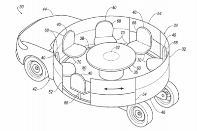  Trong tương lai, xe Ford có nội thất như... đu quay 