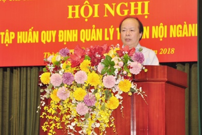 Bộ Tài chính đẩy mạnh công tác quản lý tài sản nội ngành năm 2018