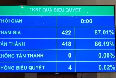 Quốc hội “duyệt” bội chi ngân sách năm 2019 tương đương 3,6% GDP