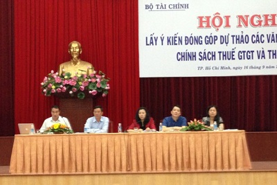 Lấy ý kiến đóng góp dự thảo các văn bản hướng dẫn chính sách thuế GTGT và thuế TNDN