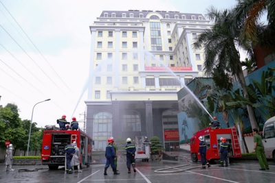 Kho bạc Nhà nước tập huấn công tác phòng cháy chữa cháy và cứu nạn cứu hộ