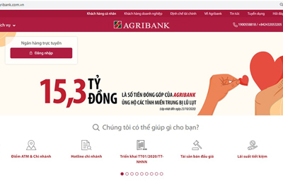 Agribank khuyến cáo hành vi lừa đảo, đánh cắp thông tin qua các trang điện tử giả mạo