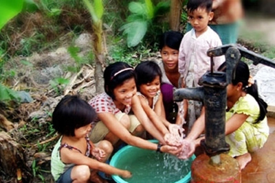 Hà Nội: 80% người dân nông thôn được tiếp cận, sử dụng nước sạch