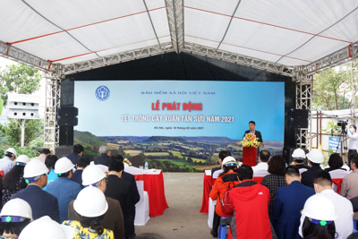 BHXH Việt Nam tổ chức Lễ phát động “Tết trồng cây” Xuân Tân Sửu năm 2021