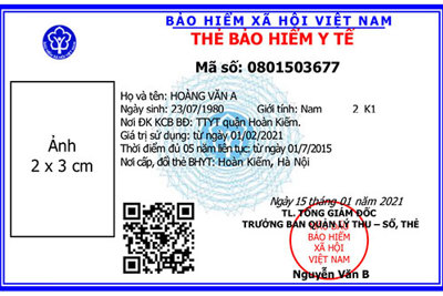Ngành BHXH Việt Nam sẵn sàng cấp thẻ bảo hiểm y tế mẫu mới từ ngày 1/4/2021
