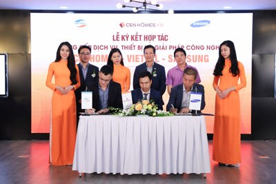 Hai “ông lớn” Viettel và Samsung bắt tay hợp tác với Cenhomes.vn