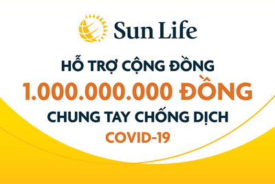 Sun Life Việt Nam đóng góp 1 tỷ đồng vào công tác phòng chống dịch Covid-19 