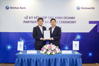 Shinhan Life ký kết hợp tác kinh doanh bảo hiểm với Ngân hàng Shinhan Việt Nam