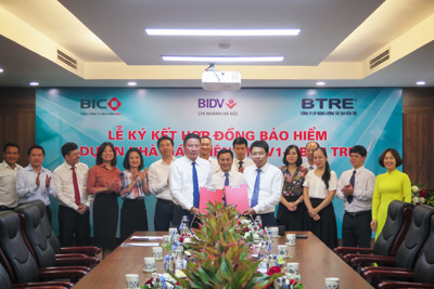 BIC và BTRE ký kết hợp đồng bảo hiểm dự án Nhà máy Điện gió Bến Tre V1-3