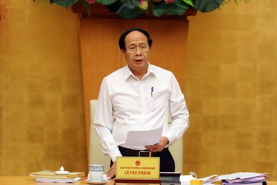 Phó Thủ tướng Chính phủ Lê Văn Thành làm Trưởng Ban Chỉ đạo quốc gia về tăng trưởng xanh