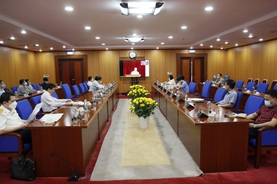 Đảng ủy Bộ Tài chính tham dự Hội nghị thông báo nhanh kết quả Hội nghị Trung ương 4, khóa XIII
