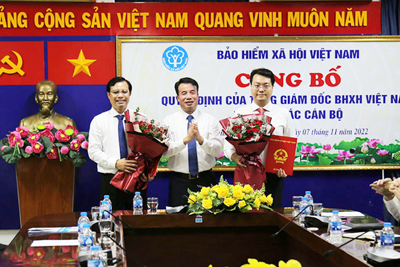 Công bố quyết định bổ nhiệm Lãnh đạo Văn phòng Bảo hiểm Xã hội Việt Nam