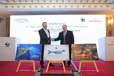 Prudential và WWF ký kết hợp tác “Vì một cộng đồng không rác thải nhựa”