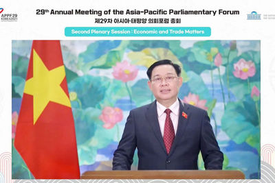 Chủ tịch Quốc hội Vương Đình Huệ: Việt Nam cam kết cùng các thành viên APPF thúc đẩy hợp tác toàn diện, hiệu quả