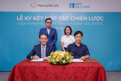 Hanwha Life Việt Nam hợp tác chiến lược với Lotte Finance và Gene Solutions 