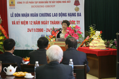 Housing Group đón nhận Huân chương Lao động hạng Ba 
