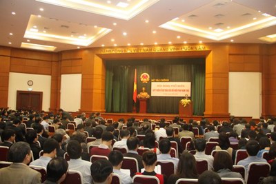 Bộ Tài chính phổ biến, lấy ý kiến về dự thảo sửa đổi Hiến pháp 1992