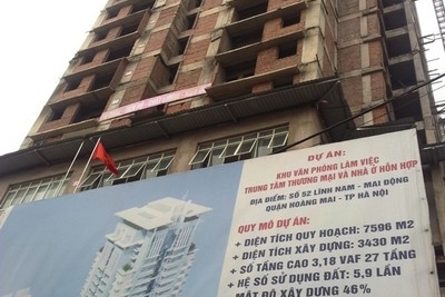 Lilama Hà Nội “tự ý” nâng tầng, bán căn hộ