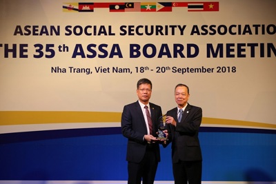 BHXH Việt Nam nhận giải thưởng công nghệ thông tin tại ASSA 35