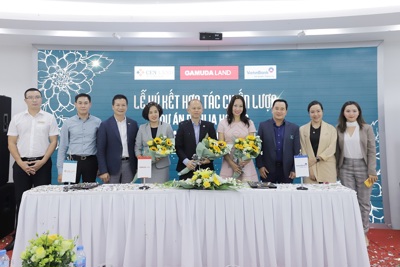Ký kết hợp tác chiến lược dự án Dahlia Homes giữa Gamuda Land Việt Nam – Cenland – VietinBank Tràng An