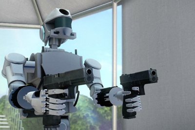 [Video] Robot quân sự có khả năng bắn súng bằng cả 2 tay