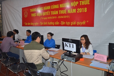 Cục Thuế Hà Nội đã tiếp nhận 70% lượng hồ sơ phải nộp quyết toán thuế