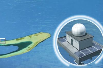 [Video] Cấu trúc bị nghi phục vụ mục đích quân sự Trung Quốc xây trái phép trên đá Bông Bay