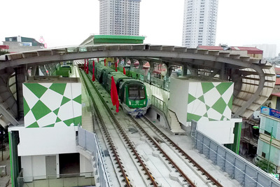 [Video] Đường sắt 36.000 tỷ đồng ở Hà Nội sắp hoàn thành đoạn trên cao