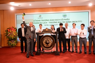 Hơn 4,5 triệu cổ phiếu của CTCP Du lịch – Thương mại Tây Ninh niêm yết trên HNX