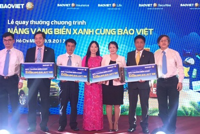 35.000 khách hàng được Bảo Việt tri ân trong chương trình “Nắng vàng Biển xanh cùng Bảo Việt”