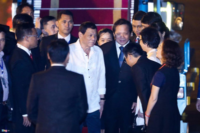 [Video] Tổng thống Philippines Duterte đến Đà Nẵng