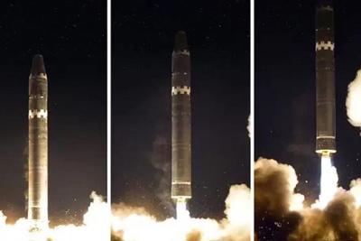 [Infographic] Tầm bắn của tên lửa Hwasong-15 Triều Tiên ra sao?