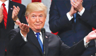 Thông điệp liên bang đầu tiên của Tổng thống Mỹ Donald Trump: Đoàn kết để phụng sự