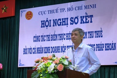 Thí điểm ủy nhiệm thu thuế tại TP.Hồ Chí Minh: Nợ đọng giảm 31,3% Thí điểm ủy nhiệm thu thuế tại TP.Hồ Chí Minh: Nợ đọng giảm 31,3%